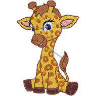 Matriz de Bordado Girafa 2